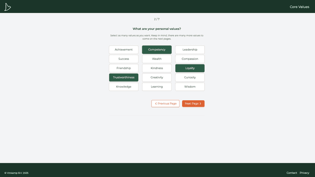 Some questionnaires were based on select multiple, and had a different layout.